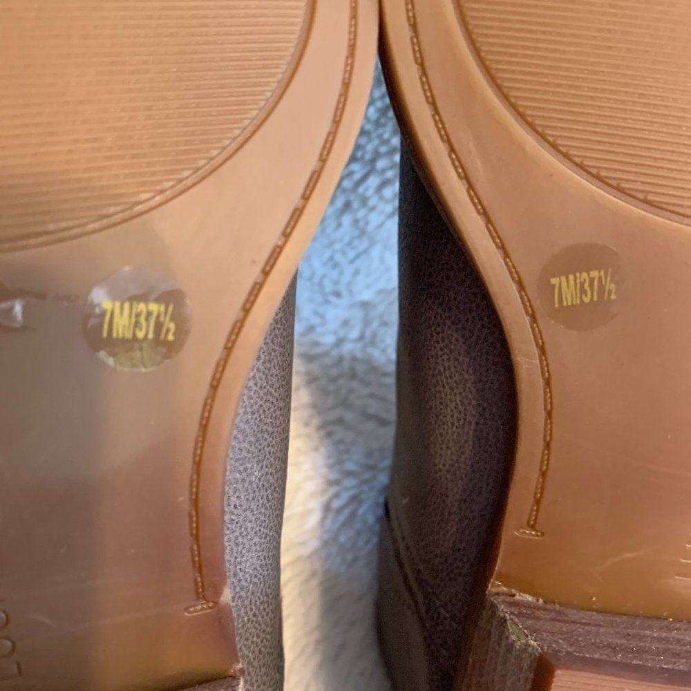 Gray Lucky Brand Booties Sz 7 M - Picture 10 of 11